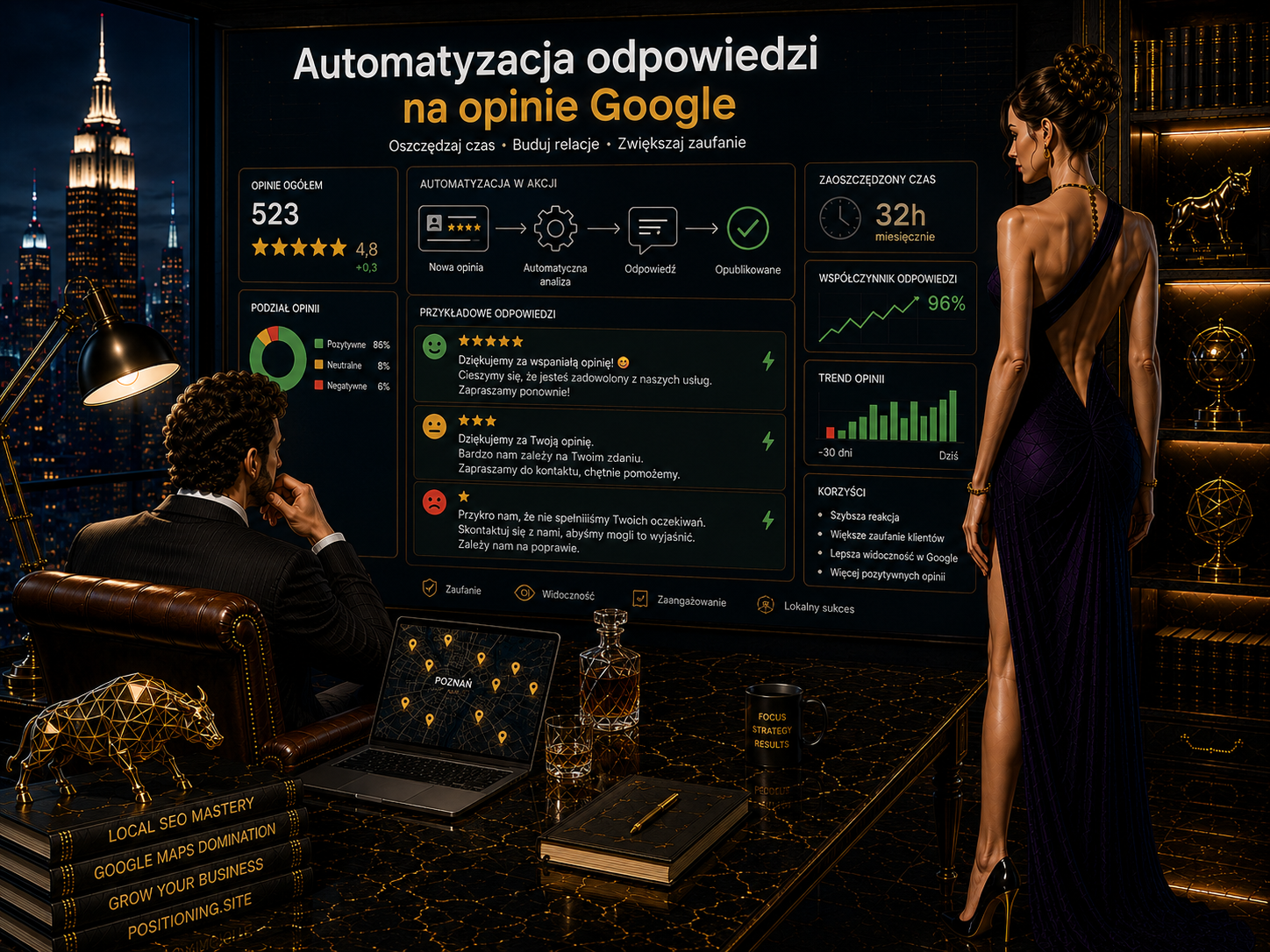 Automatyzacja odpowiedzi na opinie Google – gdzie jest granica rozsądku?