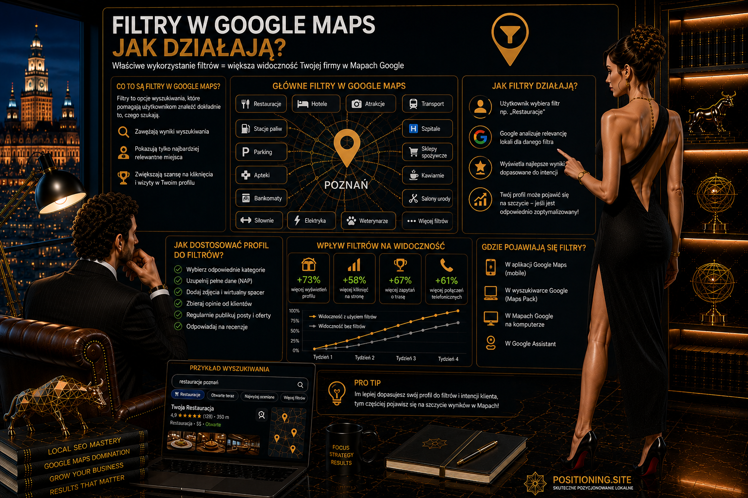 Filtry w Google Maps – jak działają i jak dopasować do nich profil firmy?