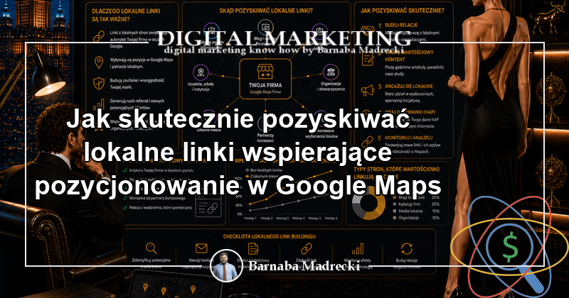 Jak skutecznie pozyskiwać lokalne linki wspierające pozycjonowanie w Google Maps?