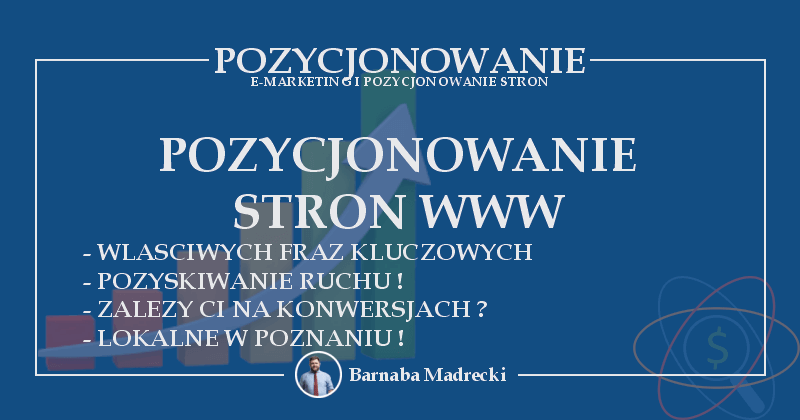 Pozycjonowanie stron WWW w Poznaniu